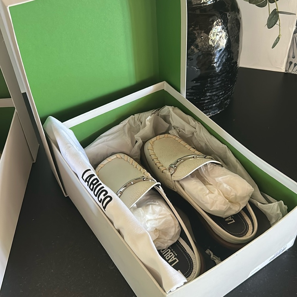 Koko Moc Ivory Labucq slip on loafers